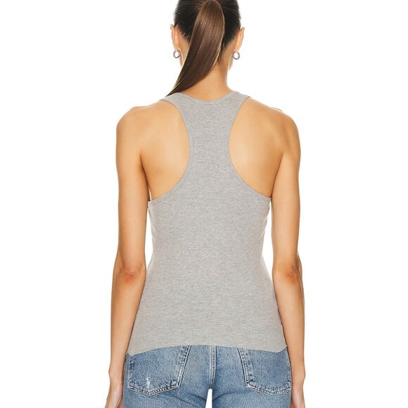 Eterne Ribbed Racerback Tank Top - Picture 2 of 2